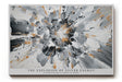 Paul Sinus Wandbild The Explosion of Silver Energy Colors Collide in a Burst of Power