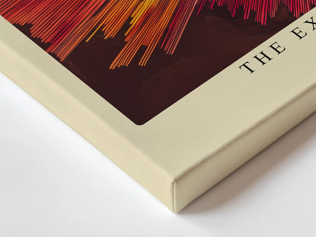 Paul Sinus Wandbild The Explosion of Sound and Color Center Circle Bursts into Visual Energy