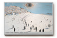 Paul Sinus Wandbild The Eye Above the City – surreales Stadtmotiv mit wachendem Auge symbolisiert Beobachtung, Bewusstsein und die Weite der Existenz