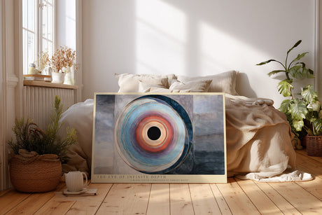 Paul Sinus Wandbild The Eye of Infinite Depth Abstract Vision of Color and Emotion