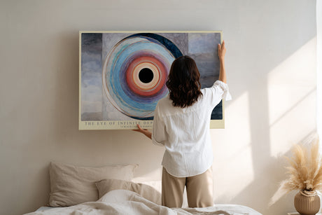 Paul Sinus Wandbild The Eye of Infinite Depth Abstract Vision of Color and Emotion
