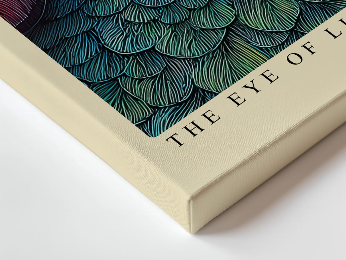 Paul Sinus Wandbild The Eye of Living Colors Spectrum of Feathers and Life
