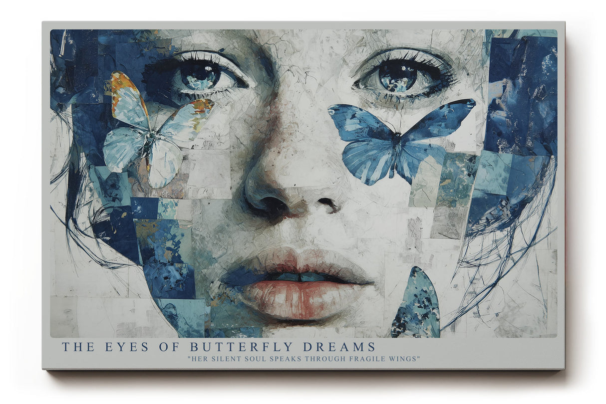 Paul Sinus Wandbild The Eyes of Butterfly Dreams Silent Soul Through Fragile Wings