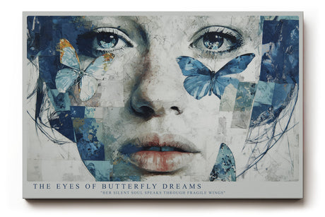 Paul Sinus Wandbild The Eyes of Butterfly Dreams Silent Soul Through Fragile Wings