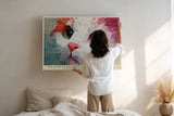 Paul Sinus Wandbild The Eyes of Untamed Wonder Color and Curiosity Shine Through Every Glance
