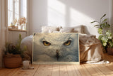 Paul Sinus Wandbild The Eyes of Wisdom Silent Power in White and Gold