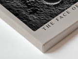 Paul Sinus Wandbild The Face of the Moon Lunar Surface in Timeless Silence and Detail