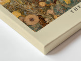 Paul Sinus Wandbild The Fields of Golden Summer impressionistisches Landschaftsmotiv mit Sommerblumen und weitem Horizont