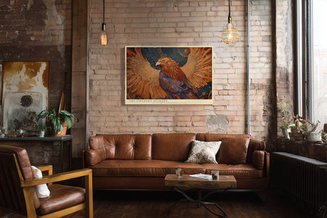 Paul Sinus Wandbild The Fireborn Majesty Eagle of Light and Strength