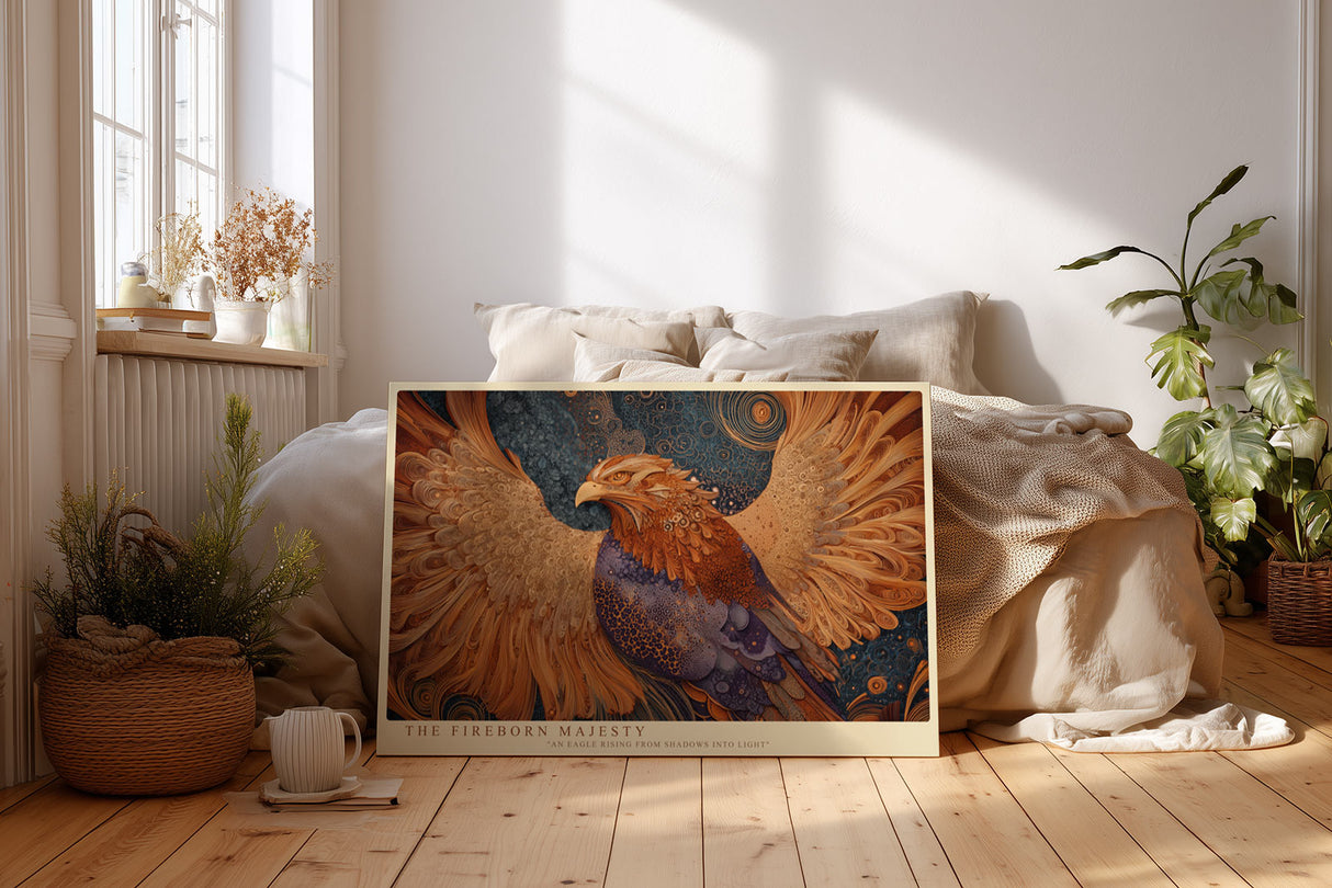 Paul Sinus Wandbild The Fireborn Majesty Eagle of Light and Strength