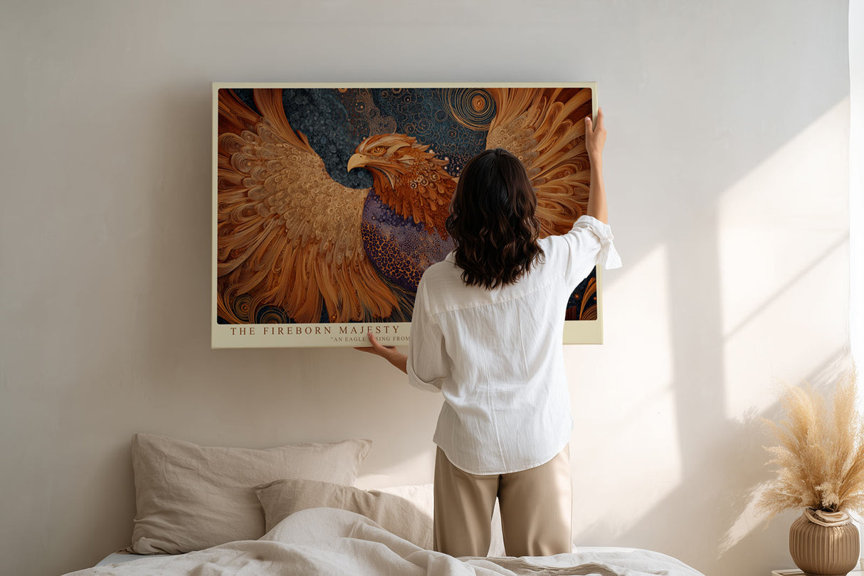 Paul Sinus Wandbild The Fireborn Majesty Eagle of Light and Strength