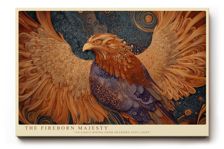 Paul Sinus Wandbild The Fireborn Majesty Eagle of Light and Strength