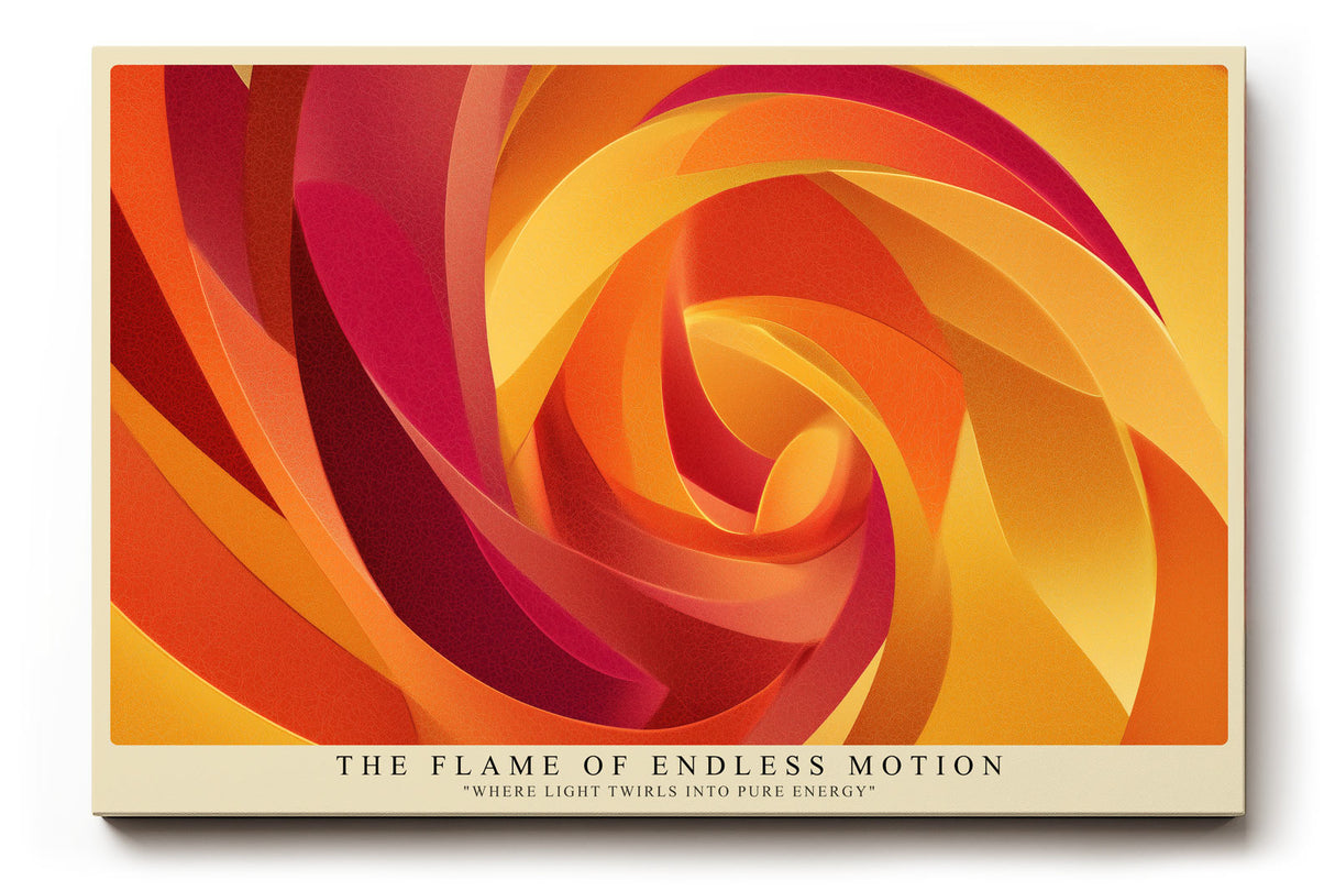 Paul Sinus Wandbild The Flame of Endless Motion Flow of Light and Energy