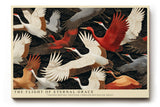 Paul Sinus Wandbild The Flight of Eternal Grace Cranes in Harmony and Motion