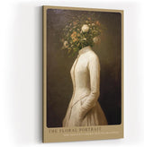 Paul Sinus Wandbild in 40x60cm The Floral Portrait – Stilvolle Kunst mit floraler Symbolik und zeitloser Eleganz