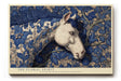 Paul Sinus Wandbild The Floral Spirit Elegant Horse in Blue Botanical Harmony