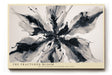 Paul Sinus Wandbild The Fractured Bloom – Abstrakte Blütenexplosion in Schwarz-Weiß, modernes Kunstwerk mit dynamischer Energie und Ausdruckskraft