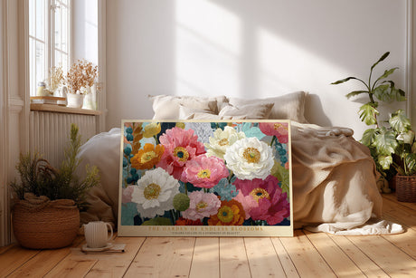 Paul Sinus Wandbild The Garden of Endless Blossoms Symphony of Color and Beauty