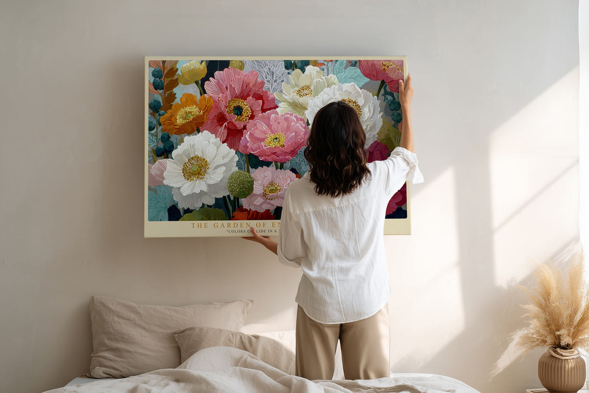 Paul Sinus Wandbild The Garden of Endless Blossoms Symphony of Color and Beauty