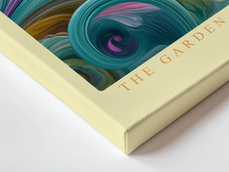 Paul Sinus Wandbild The Garden of Endless Colors – Abstraktes Farbspiel mit floralen Formen, Symbol für Kreativität, Lebenskraft und Bewegung
