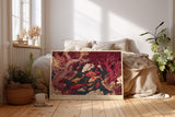 Paul Sinus Wandbild The Garden of Flowing Dreams Ripples and Creatures Form a Living Story