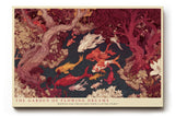 Paul Sinus Wandbild The Garden of Flowing Dreams Ripples and Creatures Form a Living Story