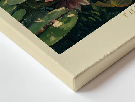 Paul Sinus Wandbild The Garden of Water Lilies – Seerosen auf ruhigem Wasser symbolisieren Harmonie, Balance und natürliche Schönheit