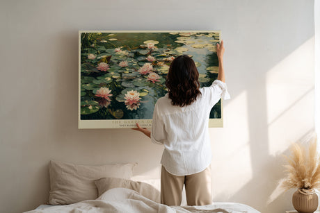 Paul Sinus Wandbild The Garden of Water Lilies – Seerosen auf ruhigem Wasser symbolisieren Harmonie, Balance und natürliche Schönheit