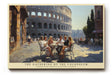 Paul Sinus Wandbild The Gathering by the Colosseum mediterranes Stadtmotiv mit Menschen am Café vor dem Kolosseum