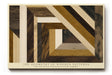 Paul Sinus Wandbild The Geometry of Wooden Patterns Natural Harmony in Lines and Angles