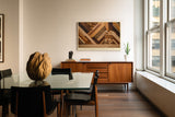 Paul Sinus Wandbild The Geometry of Wooden Patterns Natural Mosaic