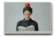 Paul Sinus Wandbild The Girl with an Apple – Poetisches Porträt eines Mädchens mit Apfel auf dem Kopf, Symbol für Balance, Wissen und stille Konzentration