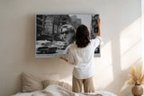 Paul Sinus Wandbild The Glamour of a Lost Era Vintage Street Elegance in Black and White