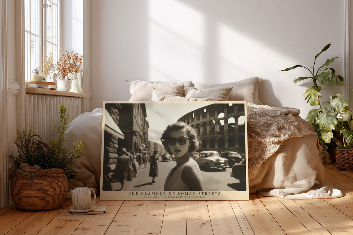Paul Sinus Wandbild The Glamour of Roman Streets Vintage Elegance