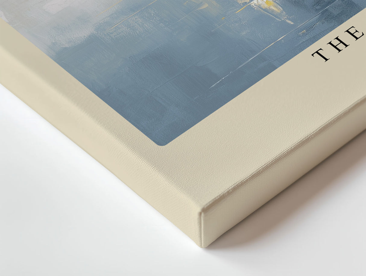 Paul Sinus Wandbild The Glorious Sailing Journey – goldene Segel auf ruhigem Wasser symbolisieren Freiheit, Leichtigkeit und Eleganz des Reisens