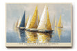Paul Sinus Wandbild The Glorious Sailing Journey – goldene Segel auf ruhigem Wasser symbolisieren Freiheit, Leichtigkeit und Eleganz des Reisens