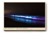 Paul Sinus Wandbild The Glowing Tides of Night faszinierende Meereslandschaft mit leuchtenden Wellen und mystischer Nachtstimmung