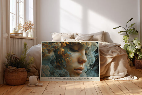 Paul Sinus Wandbild The Golden Dreams of Silent Beauty Fragile Grace Hidden in Mystic Shadows