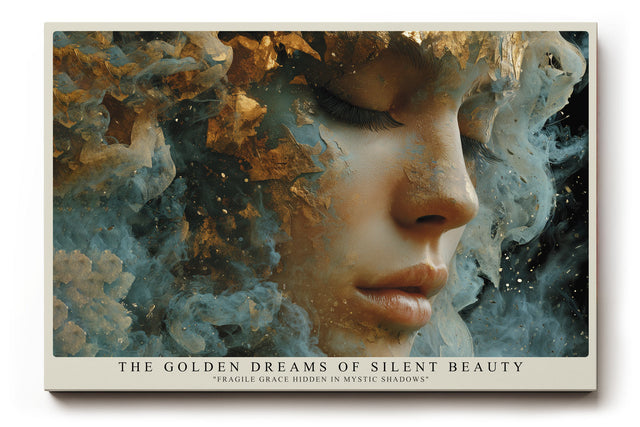 Paul Sinus Wandbild The Golden Dreams of Silent Beauty Fragile Grace Hidden in Mystic Shadows
