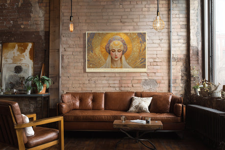 Paul Sinus Wandbild The Golden Goddess of Light Radiance of Silence and Creation