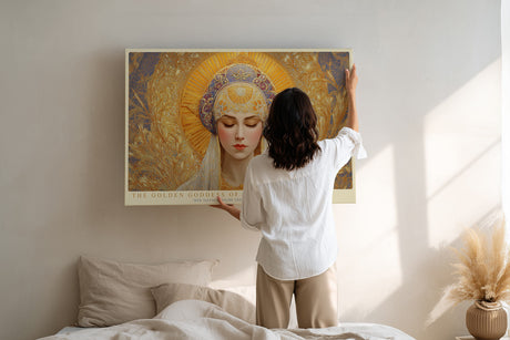 Paul Sinus Wandbild The Golden Goddess of Light Radiance of Silence and Creation