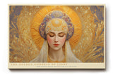 Paul Sinus Wandbild The Golden Goddess of Light Radiance of Silence and Creation