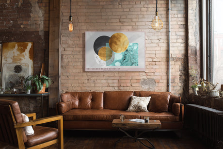 Paul Sinus Wandbild The Golden Touch of Design – Zeitloser Luxus im Zusammenspiel von Marmor und Gold