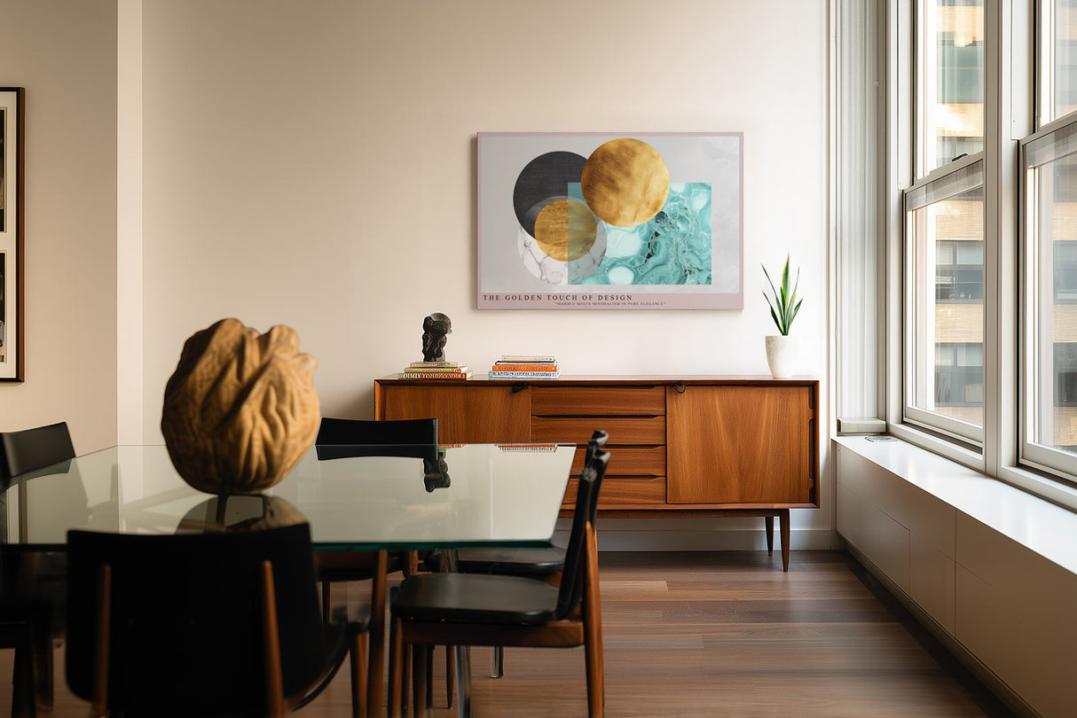 Paul Sinus Wandbild The Golden Touch of Design – Zeitloser Luxus im Zusammenspiel von Marmor und Gold