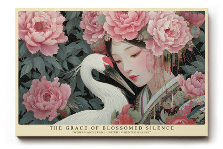 Paul Sinus Wandbild The Grace of Blossomed Silence Oriental Beauty and Harmony