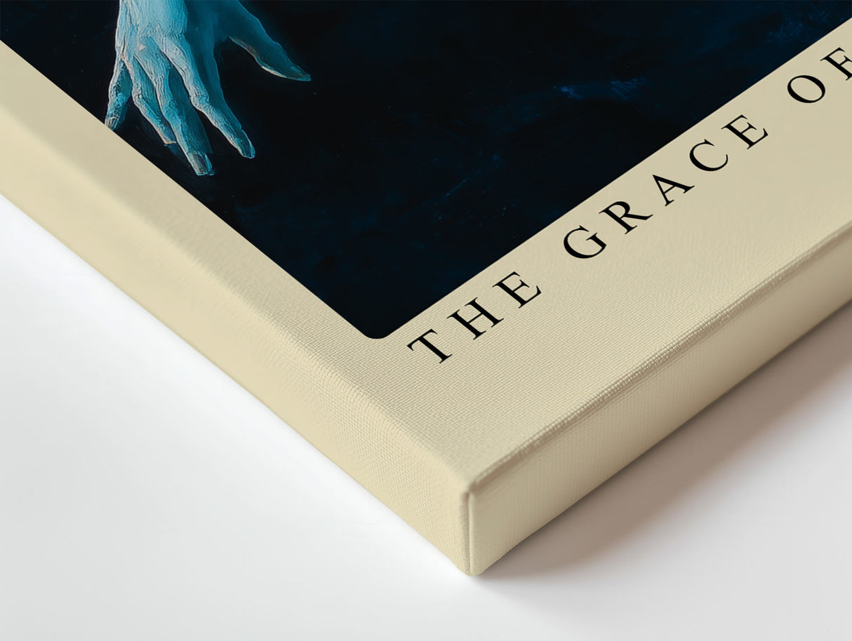 Paul Sinus Wandbild The Grace of Blue Motion – Tanz im Fluss der Bewegung und des Lichts