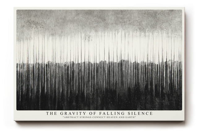 Paul Sinus Wandbild The Gravity of Falling Silence Monochrome Flow of Balance