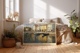 Paul Sinus Wandbild The Harbor of Golden Light Reflections of Serenity and Life