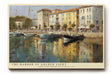 Paul Sinus Wandbild The Harbor of Golden Light Reflections of Serenity and Life