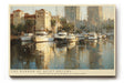 Paul Sinus Wandbild The Harbor of Quiet Dreams Boats Reflecting in Evening Light